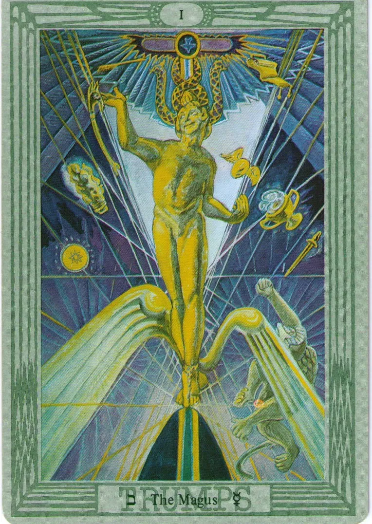The Magus from Crowley &#x26; Harris&#x27;s Thoth Tarot