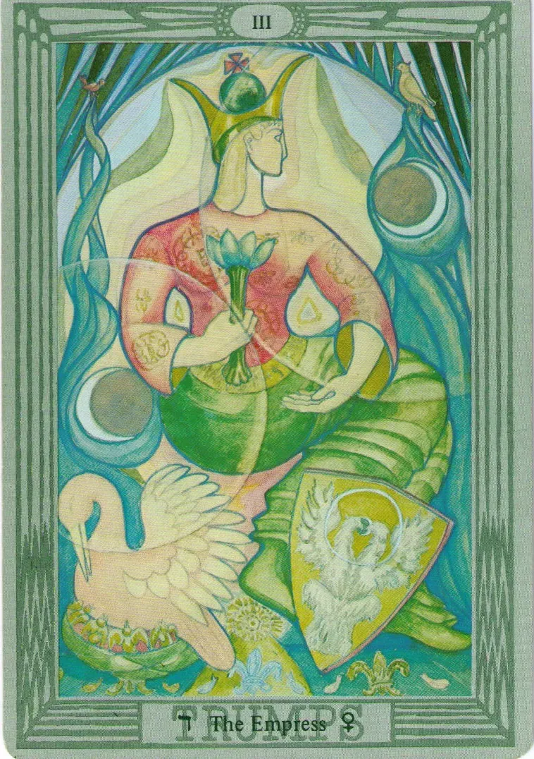 The Empress from Crowley &#x26; Harris&#x27;s Thoth Tarot