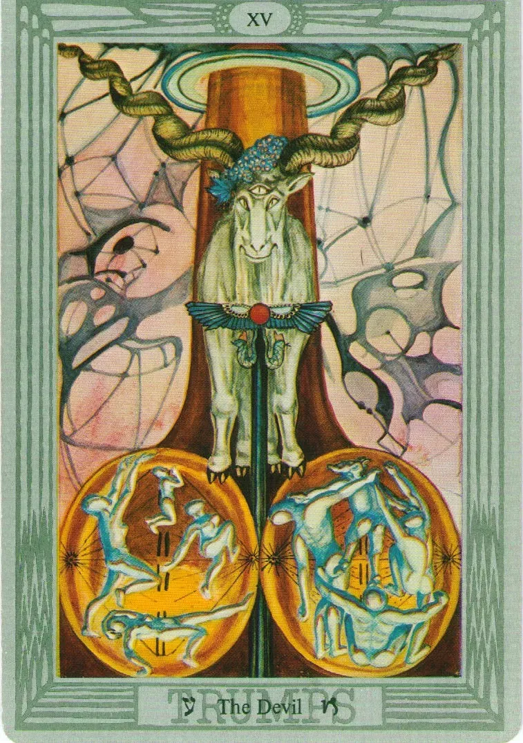 The Devil from Crowley &#x26; Harris&#x27;s Thoth Tarot