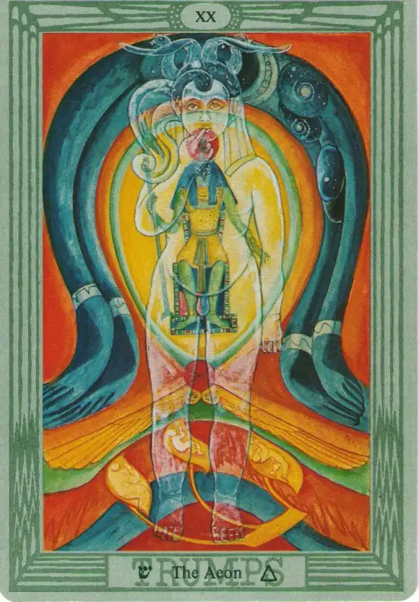 The Aeon from Crowley & Harris's Thoth Tarot