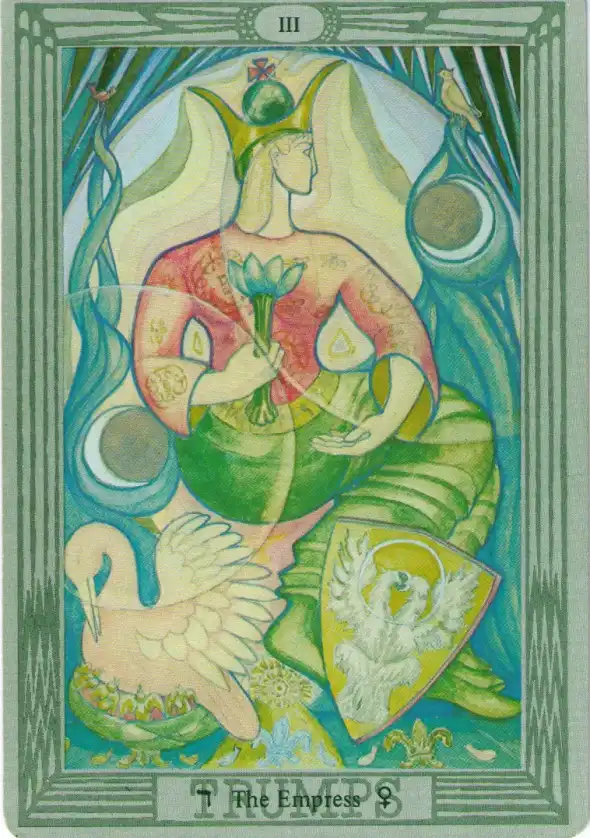 The Empress from Crowley & Harris's Thoth Tarot